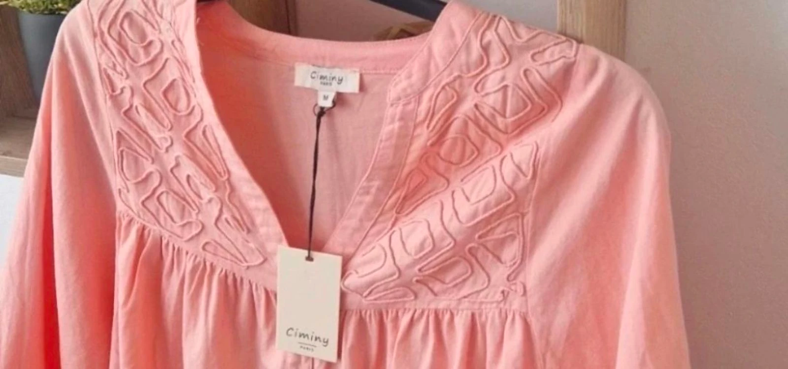 ✨ CIMINY pink blouse New Size M ✨ – photo 6